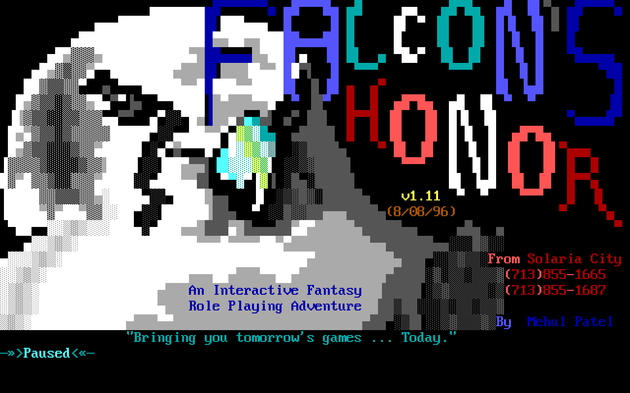 Falcon's Honor Falcon's Honor