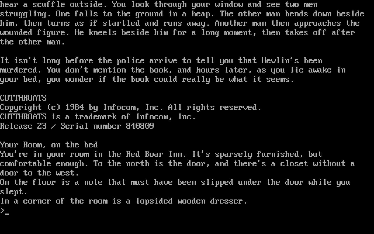 Cutthroats Cutthroats