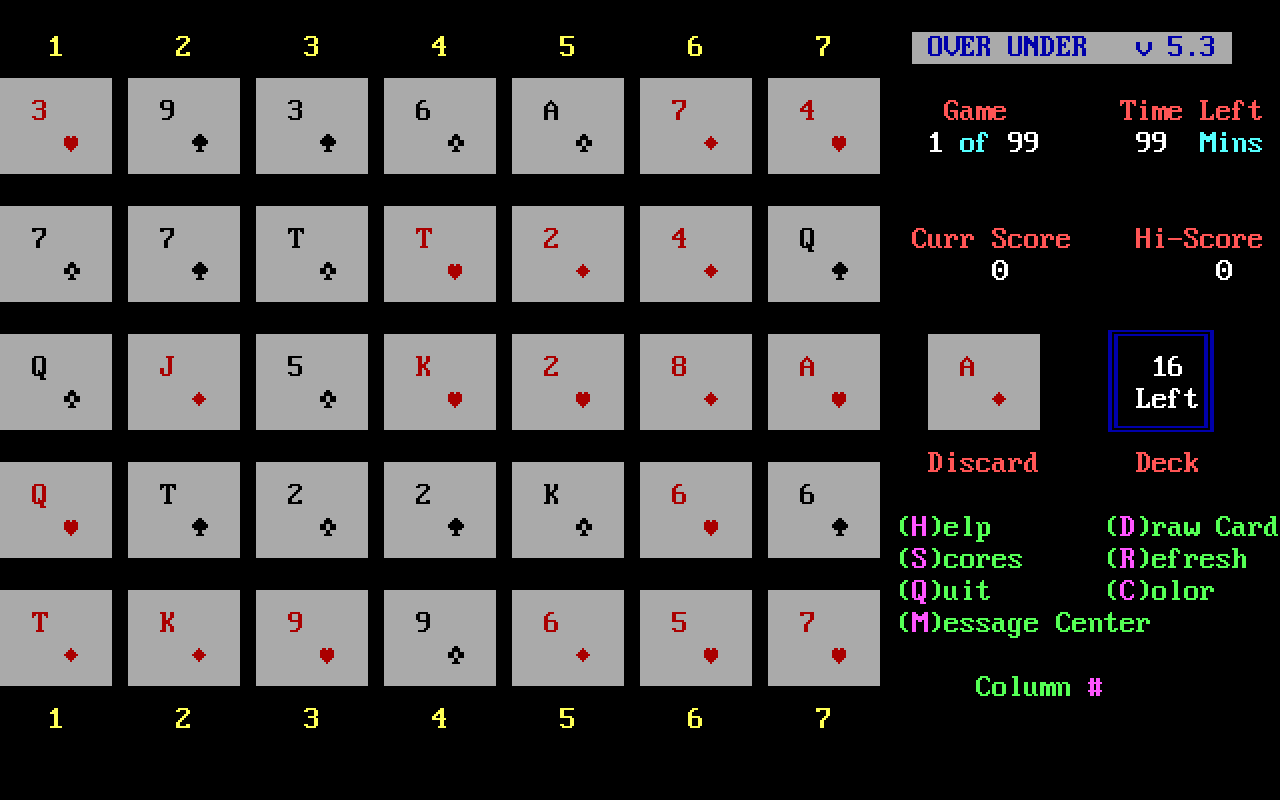 Over Under Over Under