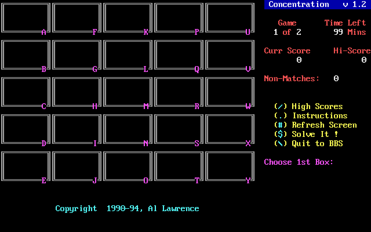 Concentration Concentration