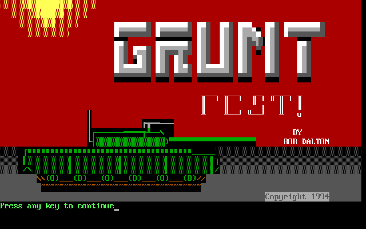 Grunt Fest! Grunt Fest!